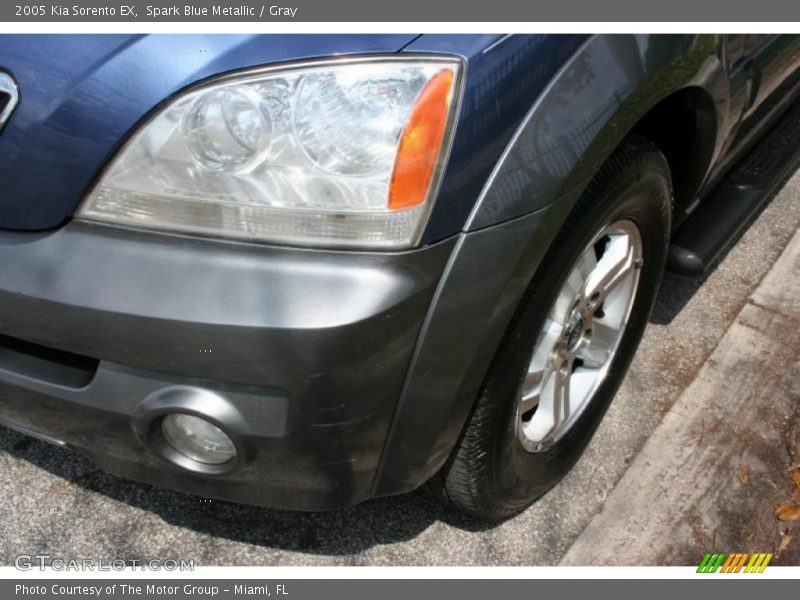 Spark Blue Metallic / Gray 2005 Kia Sorento EX
