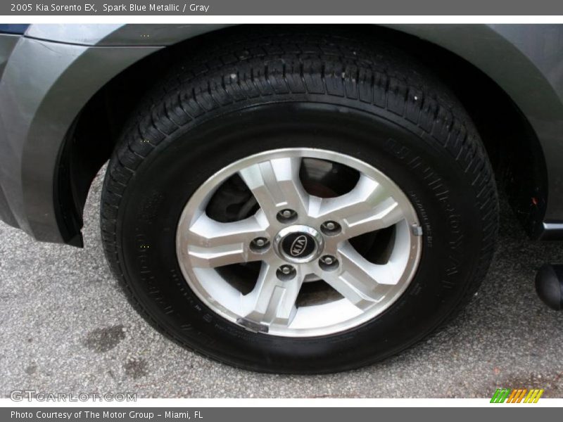 Spark Blue Metallic / Gray 2005 Kia Sorento EX