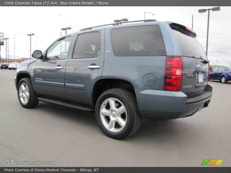 Blue Granite Metallic / Ebony 2008 Chevrolet Tahoe LTZ 4x4