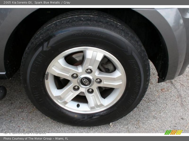 Spark Blue Metallic / Gray 2005 Kia Sorento EX
