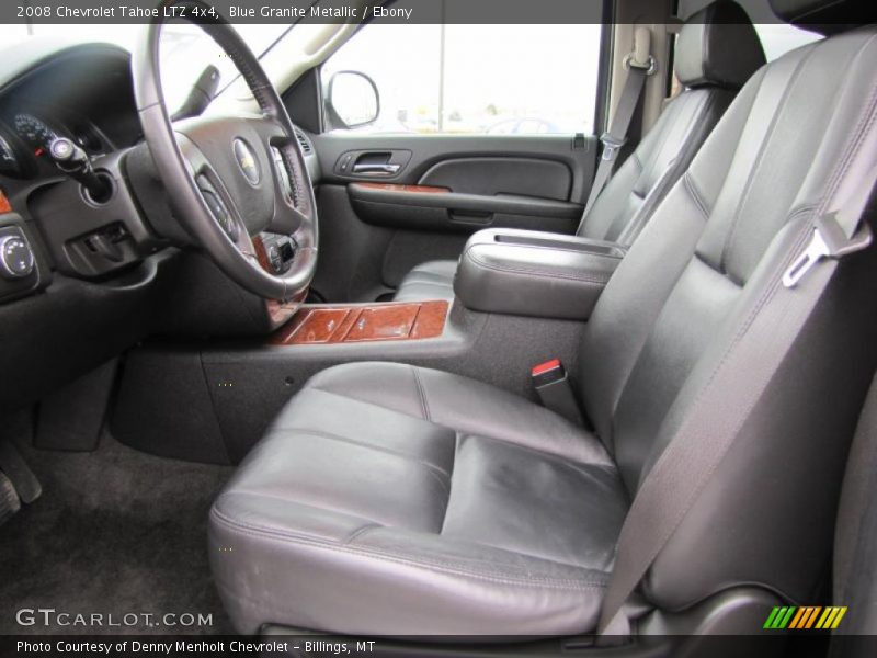 Blue Granite Metallic / Ebony 2008 Chevrolet Tahoe LTZ 4x4