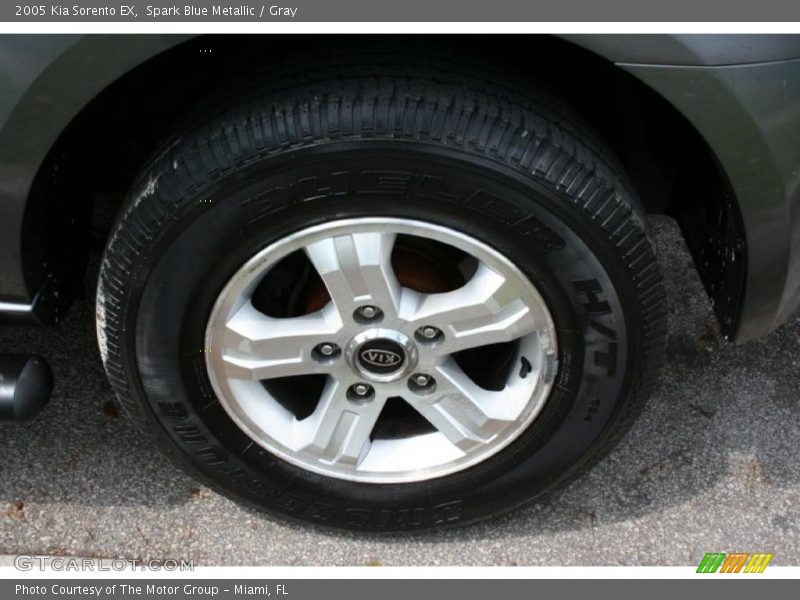 Spark Blue Metallic / Gray 2005 Kia Sorento EX