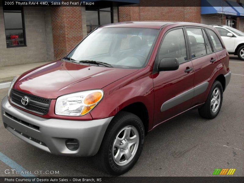 Salsa Red Pearl / Taupe 2005 Toyota RAV4 4WD