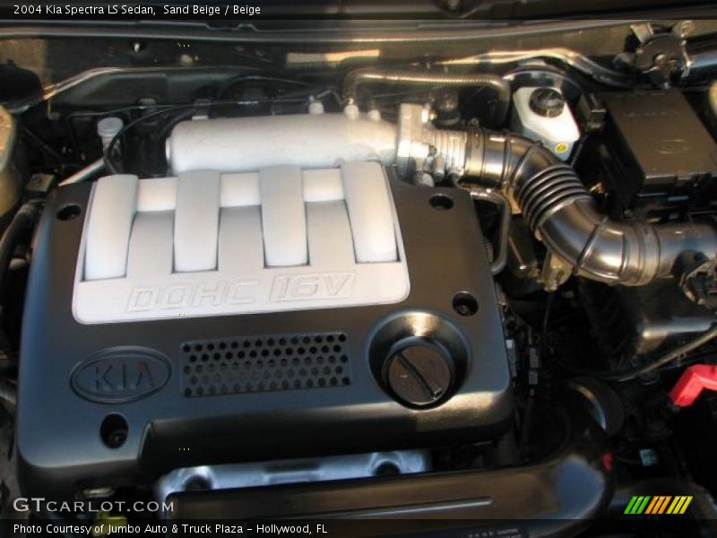 Sand Beige / Beige 2004 Kia Spectra LS Sedan