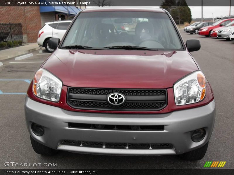 Salsa Red Pearl / Taupe 2005 Toyota RAV4 4WD