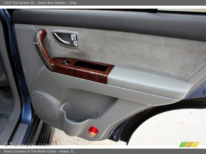 Spark Blue Metallic / Gray 2005 Kia Sorento EX