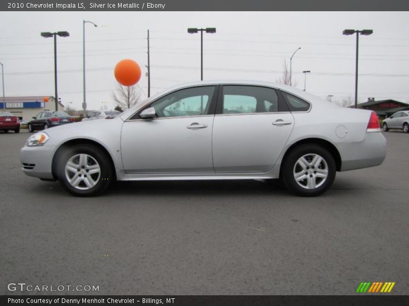 Silver Ice Metallic / Ebony 2010 Chevrolet Impala LS
