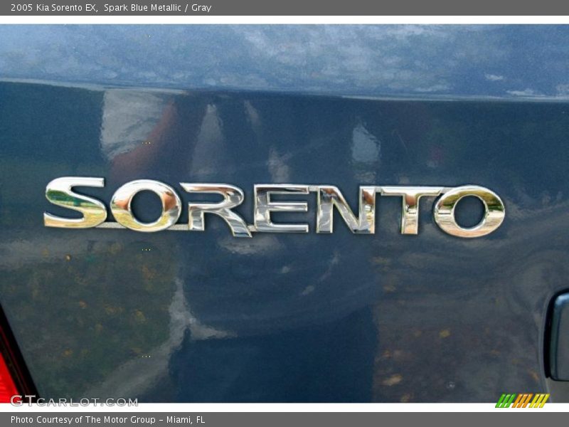 Spark Blue Metallic / Gray 2005 Kia Sorento EX