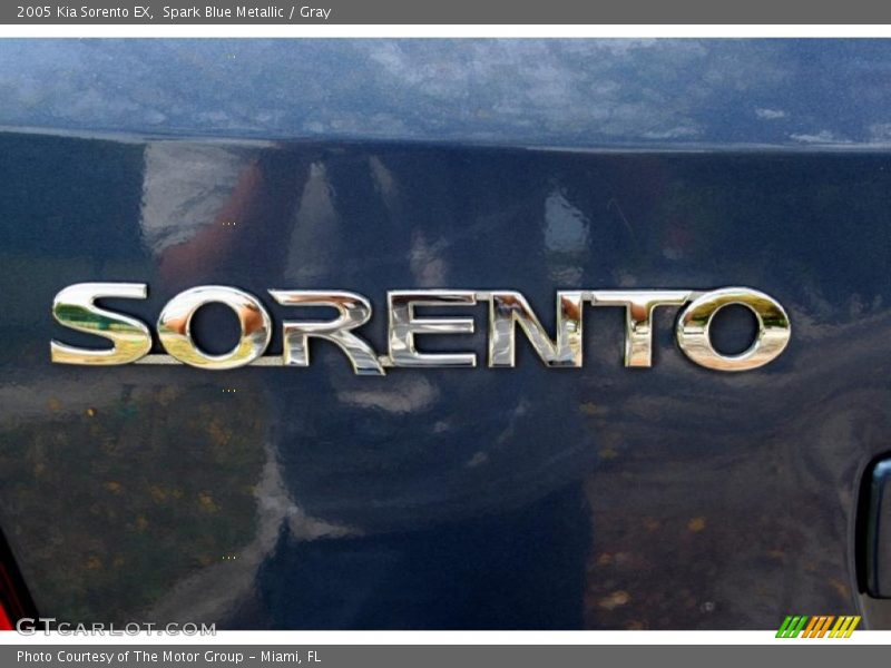 Spark Blue Metallic / Gray 2005 Kia Sorento EX