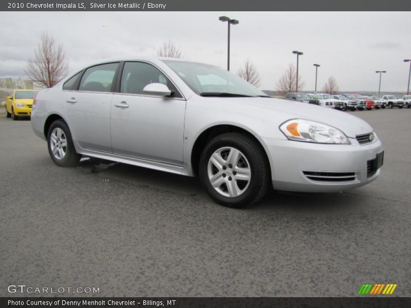 Silver Ice Metallic / Ebony 2010 Chevrolet Impala LS