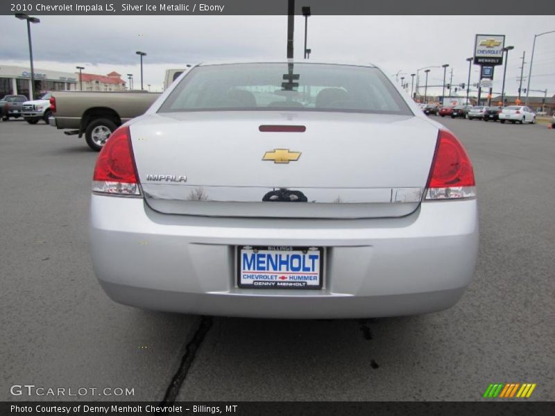 Silver Ice Metallic / Ebony 2010 Chevrolet Impala LS