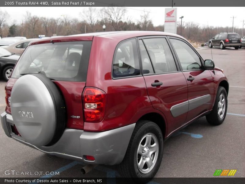 Salsa Red Pearl / Taupe 2005 Toyota RAV4 4WD