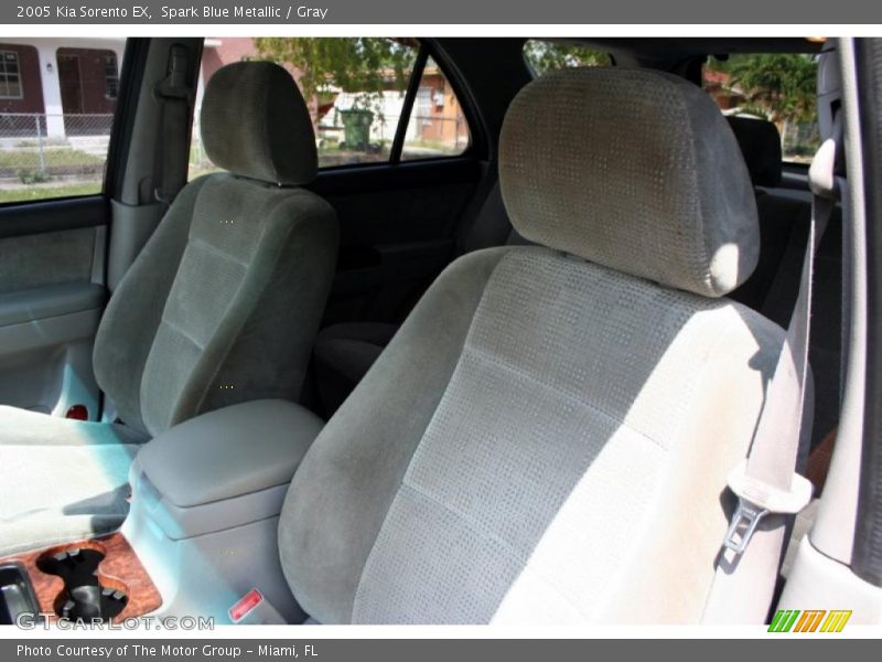Spark Blue Metallic / Gray 2005 Kia Sorento EX
