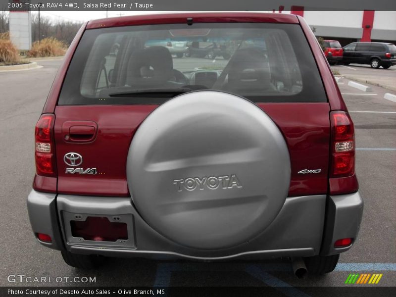 Salsa Red Pearl / Taupe 2005 Toyota RAV4 4WD