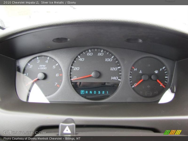 Silver Ice Metallic / Ebony 2010 Chevrolet Impala LS