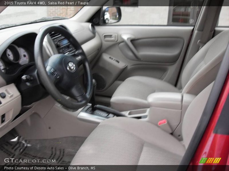 Salsa Red Pearl / Taupe 2005 Toyota RAV4 4WD