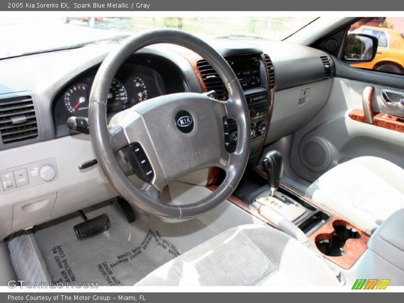 Spark Blue Metallic / Gray 2005 Kia Sorento EX