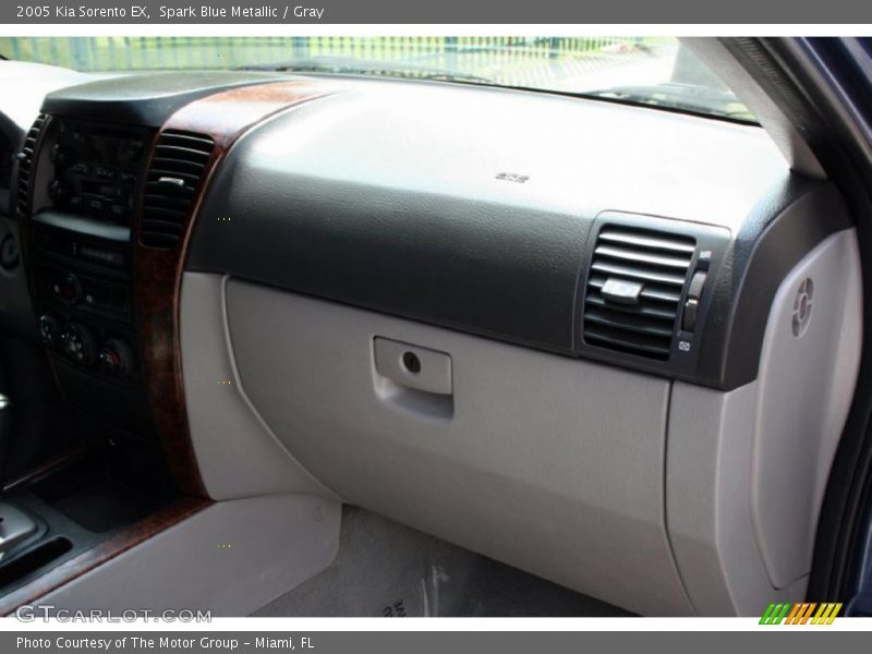 Spark Blue Metallic / Gray 2005 Kia Sorento EX