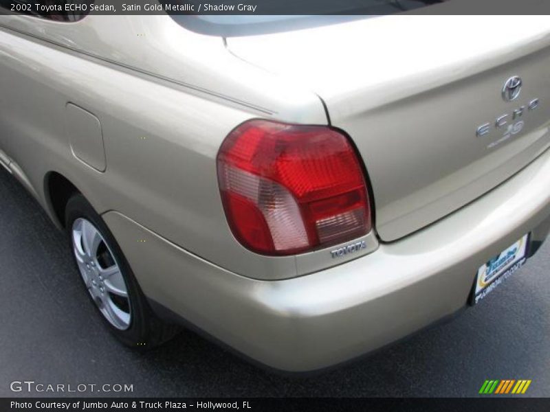 Satin Gold Metallic / Shadow Gray 2002 Toyota ECHO Sedan