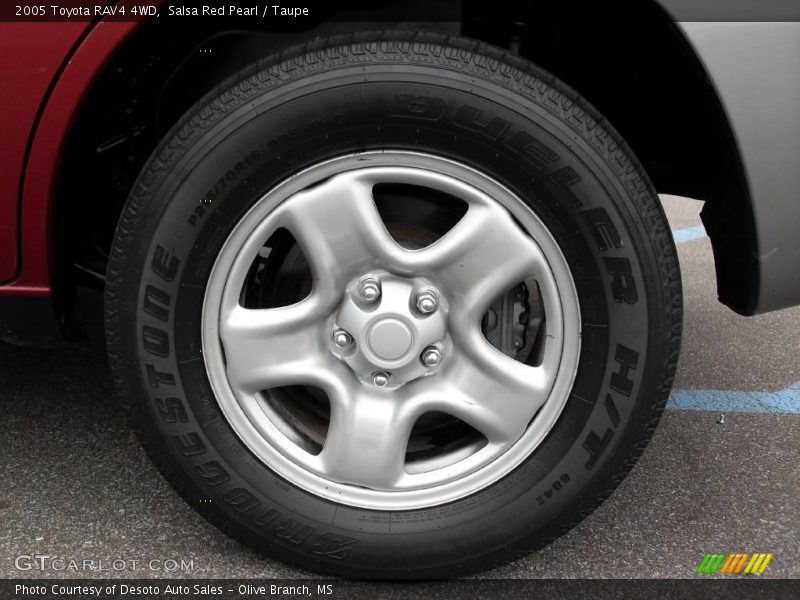 Salsa Red Pearl / Taupe 2005 Toyota RAV4 4WD