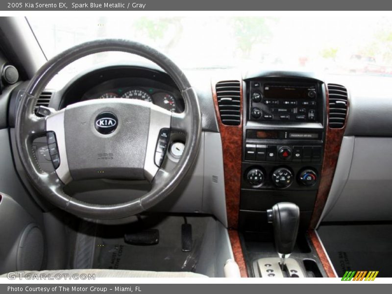 Spark Blue Metallic / Gray 2005 Kia Sorento EX