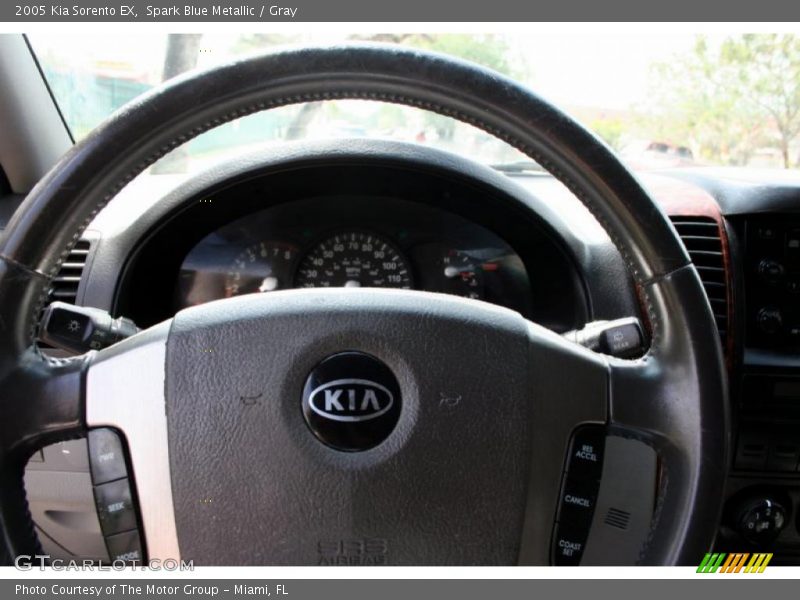 Spark Blue Metallic / Gray 2005 Kia Sorento EX