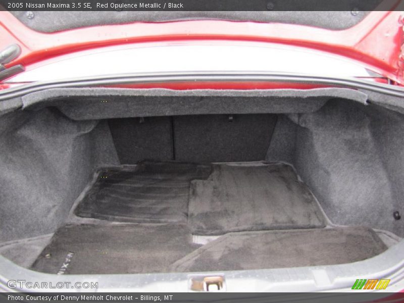 Red Opulence Metallic / Black 2005 Nissan Maxima 3.5 SE
