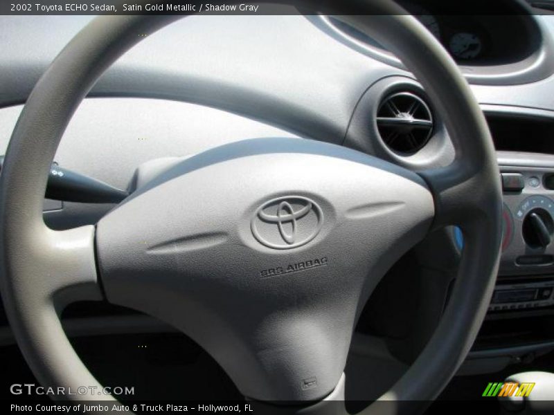 Satin Gold Metallic / Shadow Gray 2002 Toyota ECHO Sedan