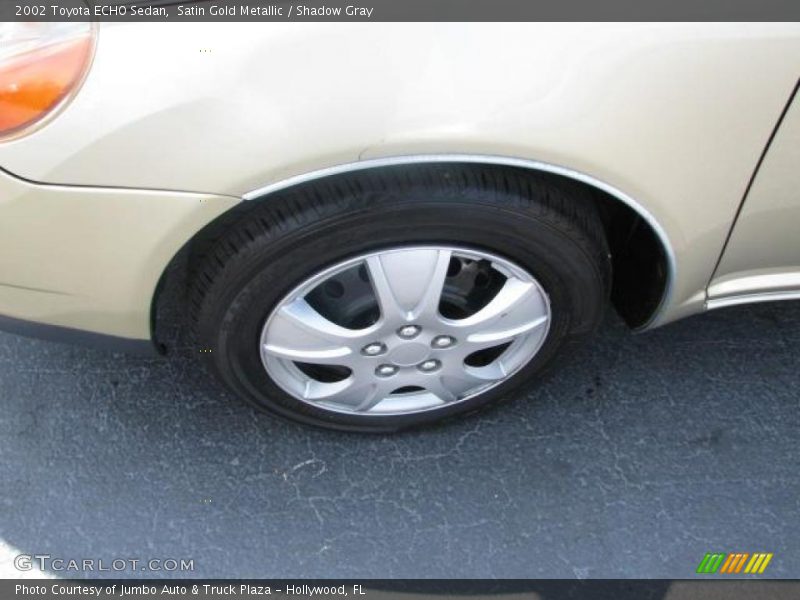 Satin Gold Metallic / Shadow Gray 2002 Toyota ECHO Sedan