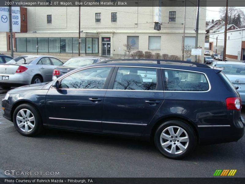 Blue Graphite Metallic / Black 2007 Volkswagen Passat 2.0T Wagon