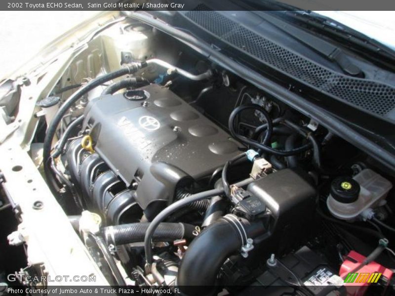 Satin Gold Metallic / Shadow Gray 2002 Toyota ECHO Sedan