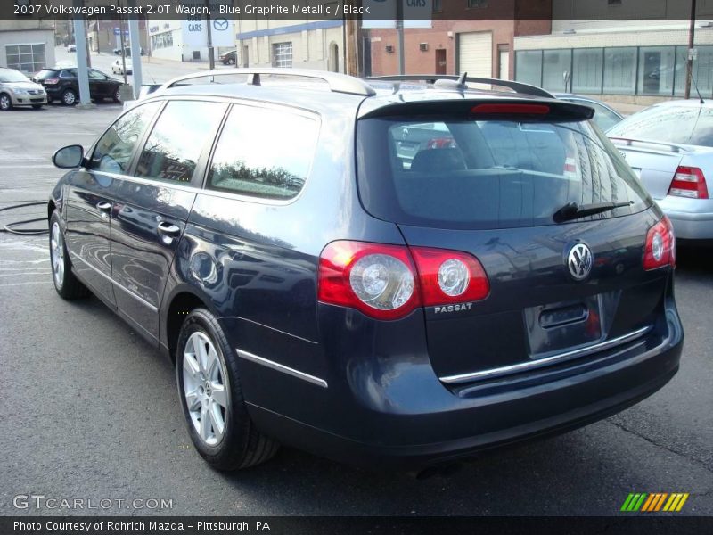 Blue Graphite Metallic / Black 2007 Volkswagen Passat 2.0T Wagon