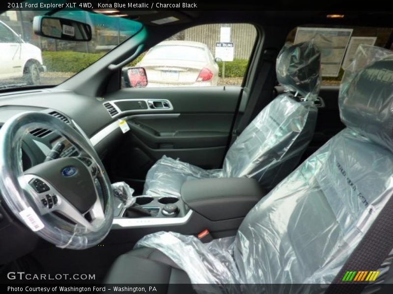 Kona Blue Metallic / Charcoal Black 2011 Ford Explorer XLT 4WD