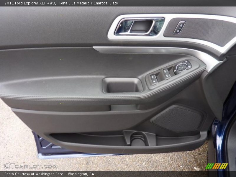 Kona Blue Metallic / Charcoal Black 2011 Ford Explorer XLT 4WD