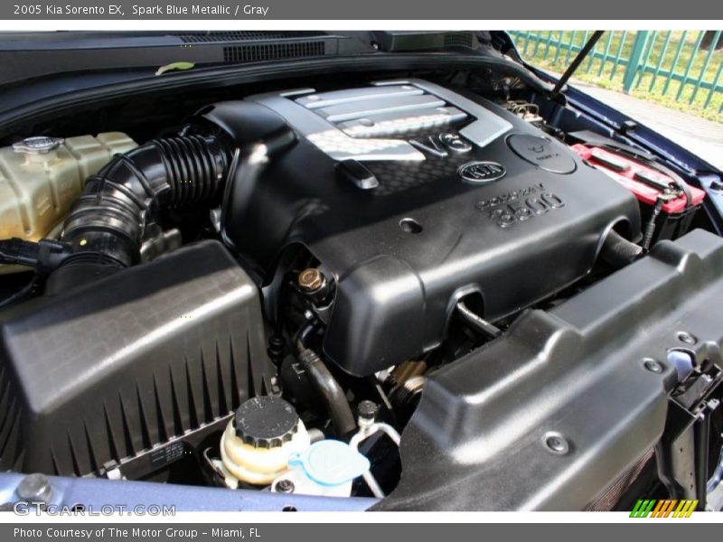 Spark Blue Metallic / Gray 2005 Kia Sorento EX