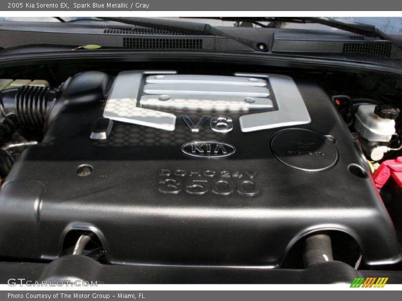 Spark Blue Metallic / Gray 2005 Kia Sorento EX