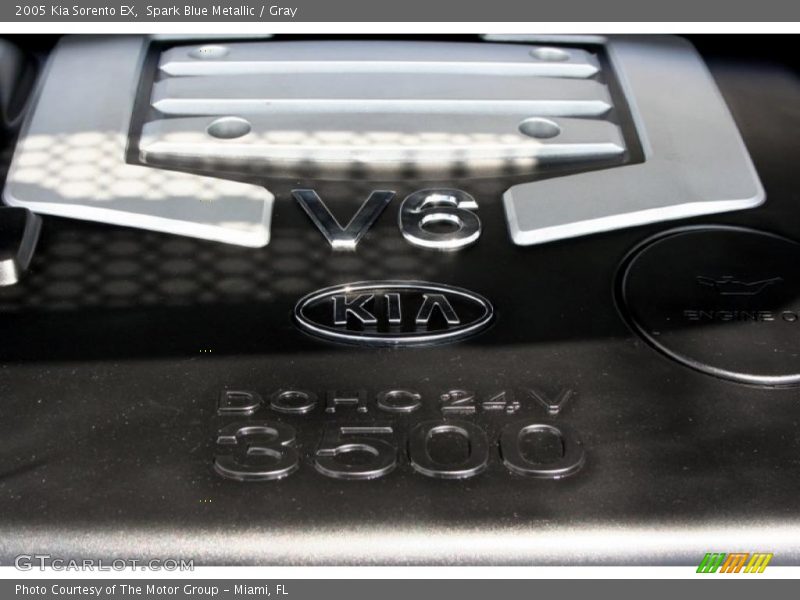 Spark Blue Metallic / Gray 2005 Kia Sorento EX