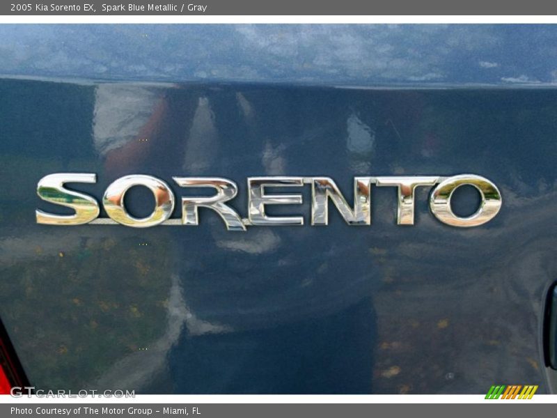 Spark Blue Metallic / Gray 2005 Kia Sorento EX