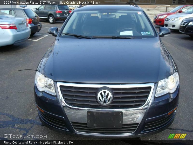 Blue Graphite Metallic / Black 2007 Volkswagen Passat 2.0T Wagon