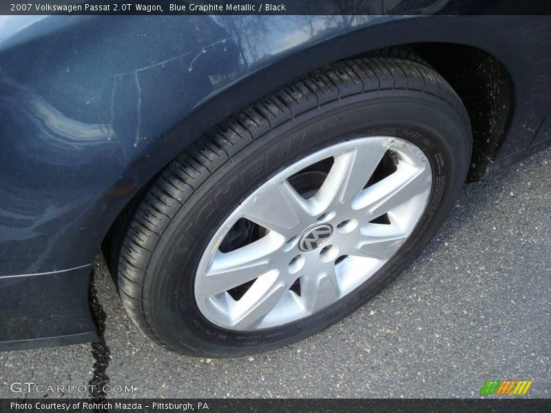 Blue Graphite Metallic / Black 2007 Volkswagen Passat 2.0T Wagon