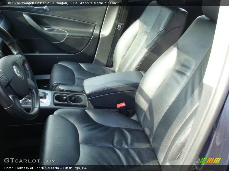Blue Graphite Metallic / Black 2007 Volkswagen Passat 2.0T Wagon
