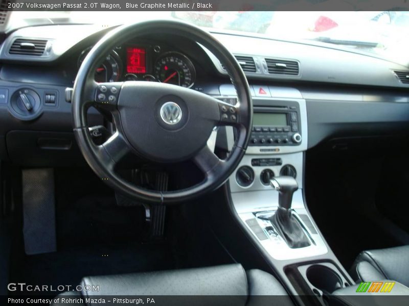 Blue Graphite Metallic / Black 2007 Volkswagen Passat 2.0T Wagon
