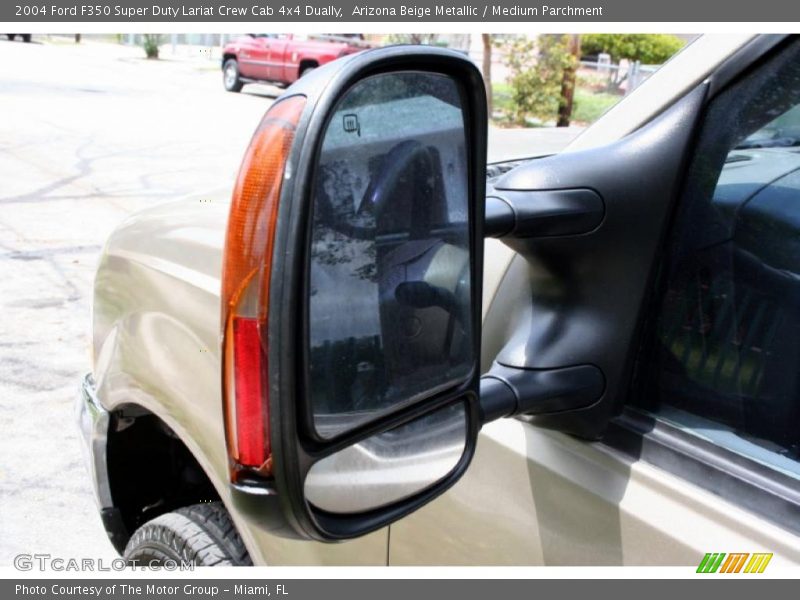Arizona Beige Metallic / Medium Parchment 2004 Ford F350 Super Duty Lariat Crew Cab 4x4 Dually