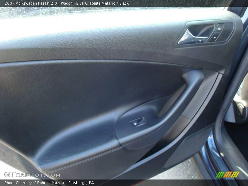 Blue Graphite Metallic / Black 2007 Volkswagen Passat 2.0T Wagon