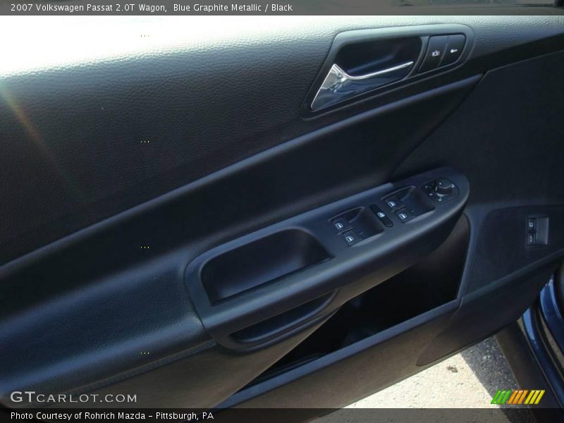 Blue Graphite Metallic / Black 2007 Volkswagen Passat 2.0T Wagon