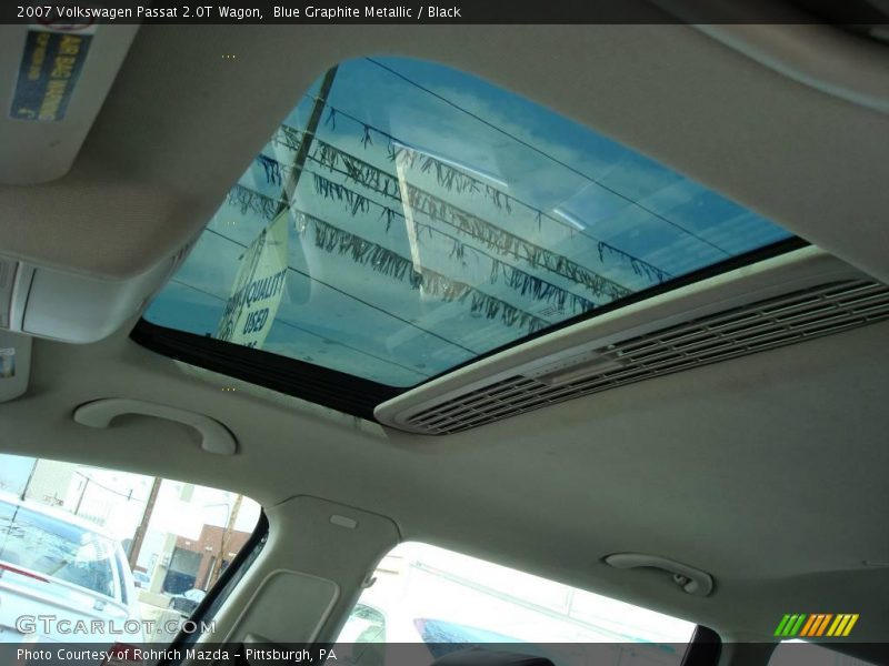 Blue Graphite Metallic / Black 2007 Volkswagen Passat 2.0T Wagon