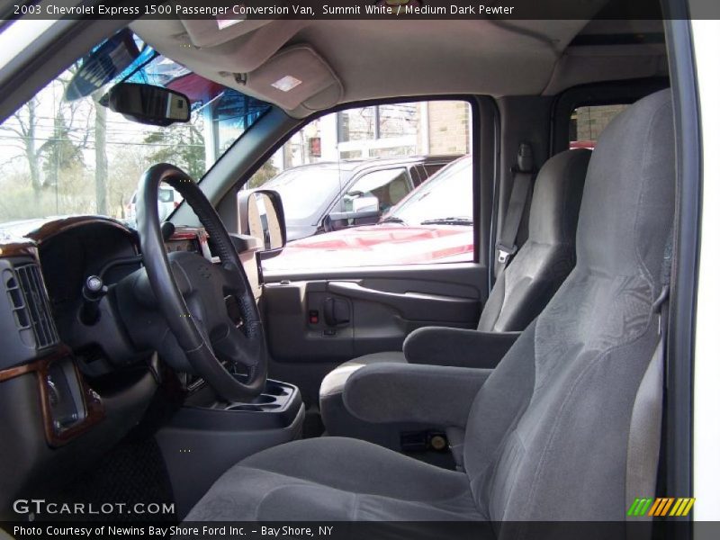 Summit White / Medium Dark Pewter 2003 Chevrolet Express 1500 Passenger Conversion Van