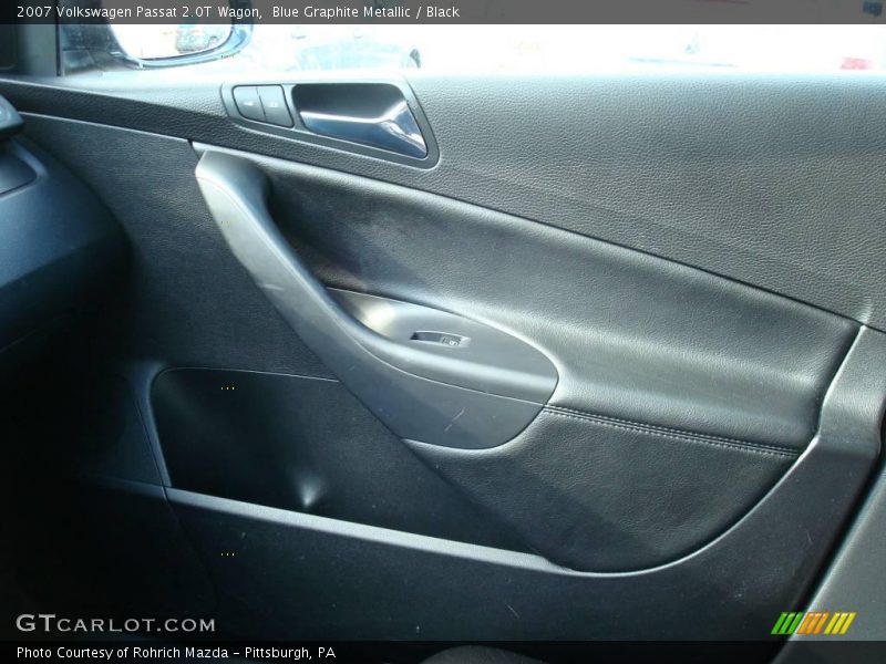 Blue Graphite Metallic / Black 2007 Volkswagen Passat 2.0T Wagon