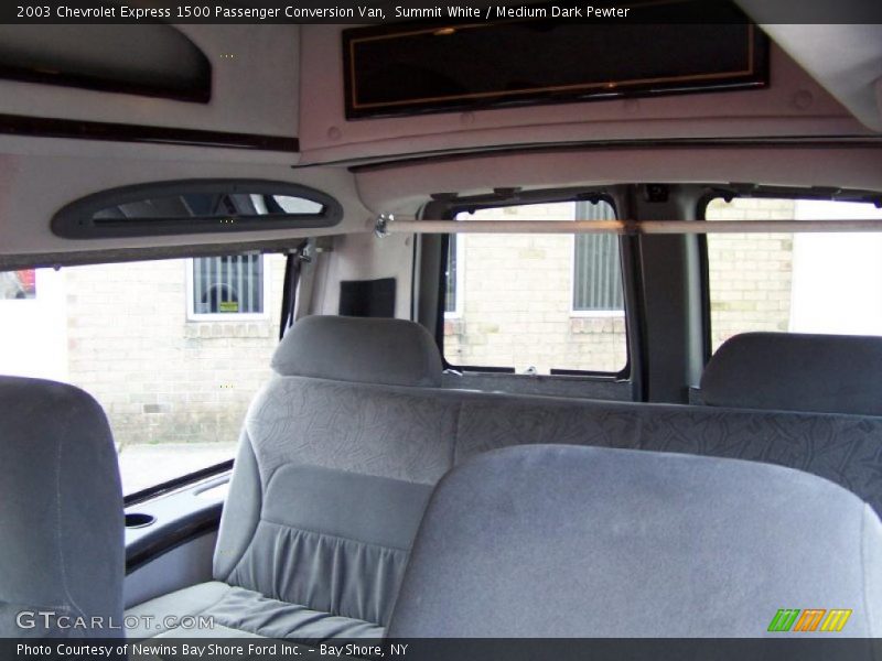 Summit White / Medium Dark Pewter 2003 Chevrolet Express 1500 Passenger Conversion Van