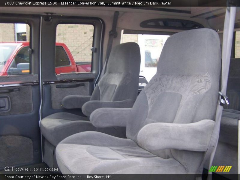 Summit White / Medium Dark Pewter 2003 Chevrolet Express 1500 Passenger Conversion Van